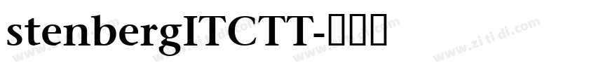 stenbergITCTT字体转换