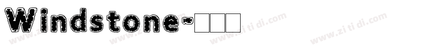 Windstone字体转换