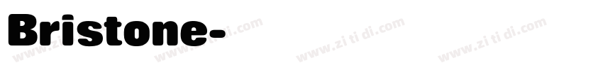 Bristone字体转换