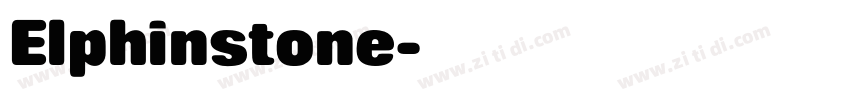 Elphinstone字体转换