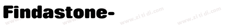 Findastone字体转换