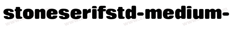 stoneserifstd-medium字体转换