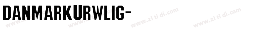 DanmarkURWLig字体转换
