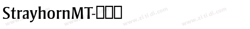 StrayhornMT字体转换