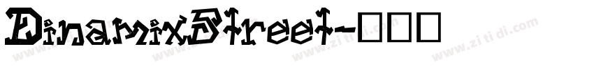 DinamixStreet字体转换