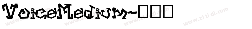 VoiceMedium字体转换 VoiceMedium字体转换