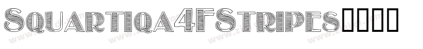 Squartiqa4FStripes字体转换