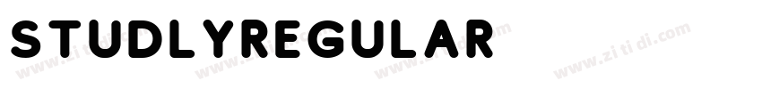 StudlyRegular字体转换