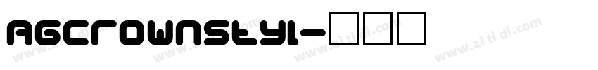 AGCrownStyl字体转换