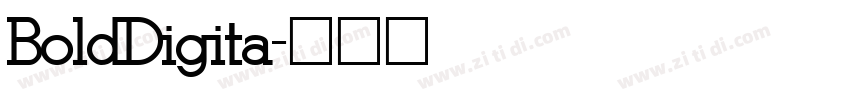 BoldDigita字体转换