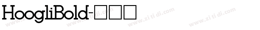 HoogliBold字体转换
