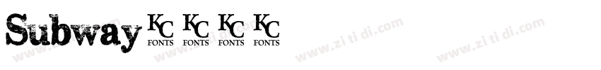 Subway字体转换