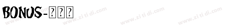 Bonus字体转换
