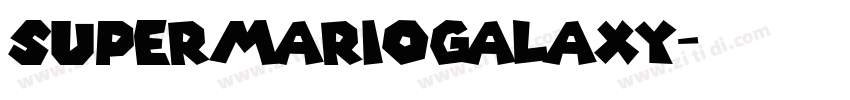 SuperMarioGalaxy字体转换