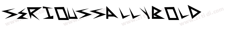SeriousSallyBold字体转换