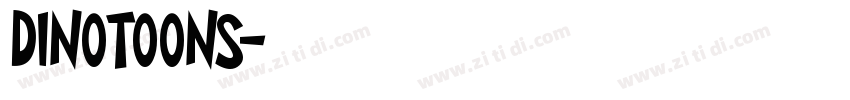 DINOTOONS字体转换