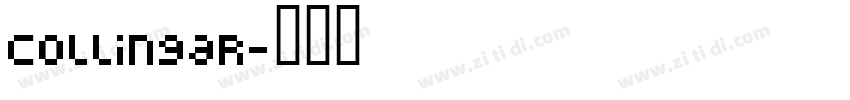collingar字体转换