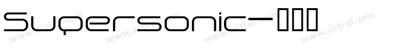 Supersonic字体转换