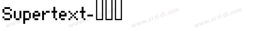 Supertext字体转换