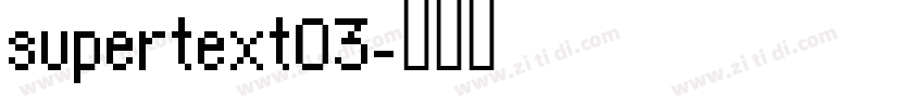 supertext03字体转换