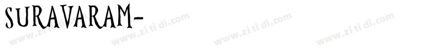 suravaram字体转换