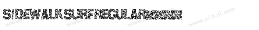 SidewalkSurfRegular字体转换