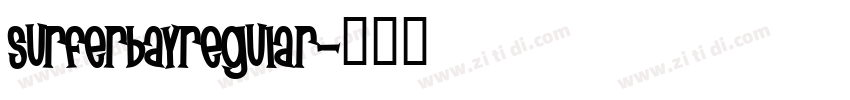 surferbayregular字体转换
