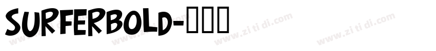 SurferBold字体转换