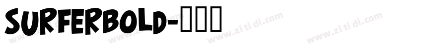 SurferBold字体转换
