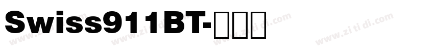 Swiss911BT字体转换