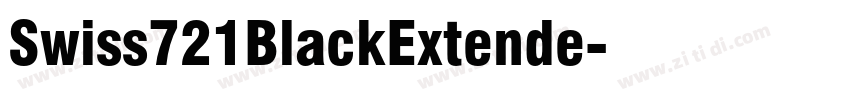 Swiss721BlackExtende字体转换 Swiss721BlackExtende字体转换