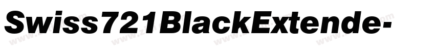 Swiss721BlackExtende字体转换 Swiss721BlackExtende字体转换