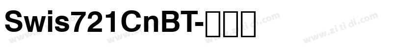 Swis721CnBT字体转换