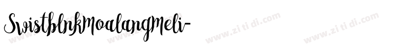 SwistblnkMoalangMeli字体转换