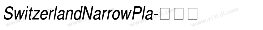 SwitzerlandNarrowPla字体转换