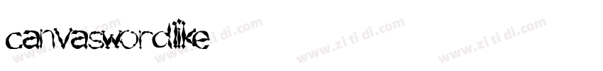 CanvaSwordLike字体转换