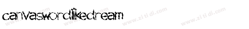 CanvaSwordLikeDream字体转换
