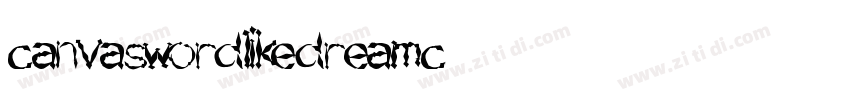 CanvaSwordLikeDreamC字体转换