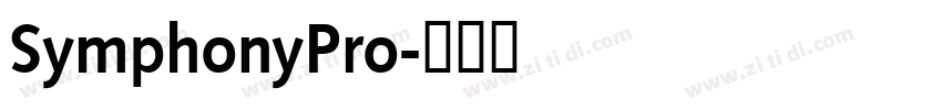SymphonyPro字体转换