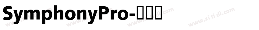 SymphonyPro字体转换