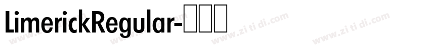 LimerickRegular字体转换 LimerickRegular字体转换