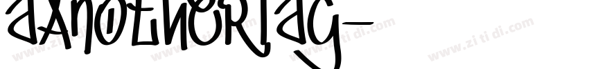 aAnotherTag字体转换