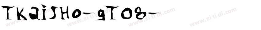 TKaisho-GT08字体转换