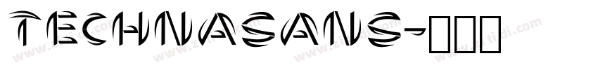 Technasans字体转换