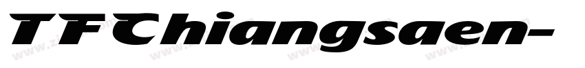TFChiangsaen字体转换