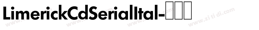 LimerickCdSerialItal字体转换