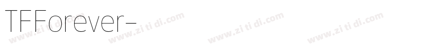 TFForever字体转换 TFForever字体转换