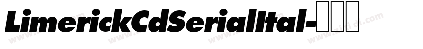 LimerickCdSerialItal字体转换