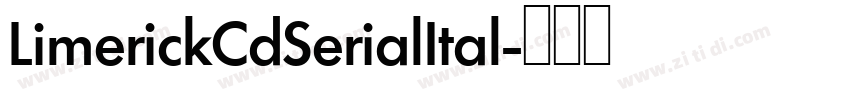 LimerickCdSerialItal字体转换