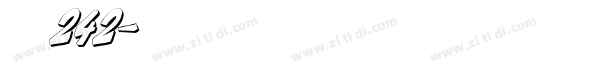 字魂242字体转换